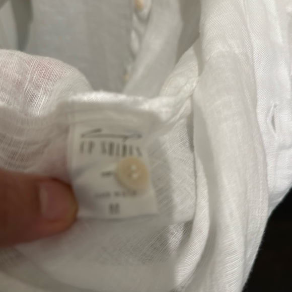 CP Shades White Collar Button down  Shirt size Medium - Picture 5 of 5